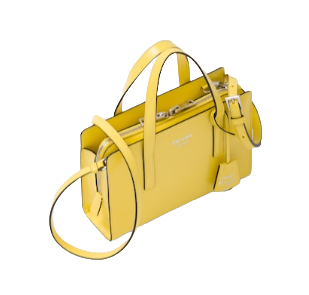 Prada Re-Edition brushed-leather mini handBag