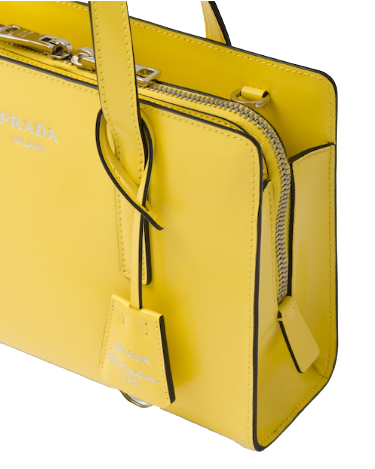 Prada Re-Edition brushed-leather mini handBag