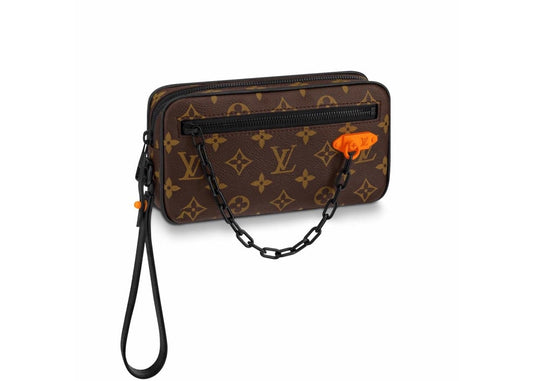 Louis Vuitton Pochette Volga Monogram with Black Hardware Crossbody