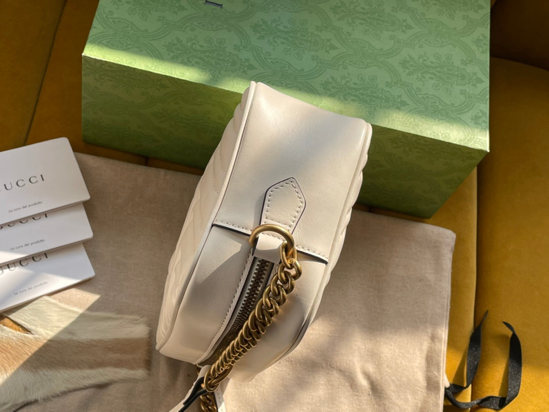 Gucci Monogram Chain Leather Crossbody