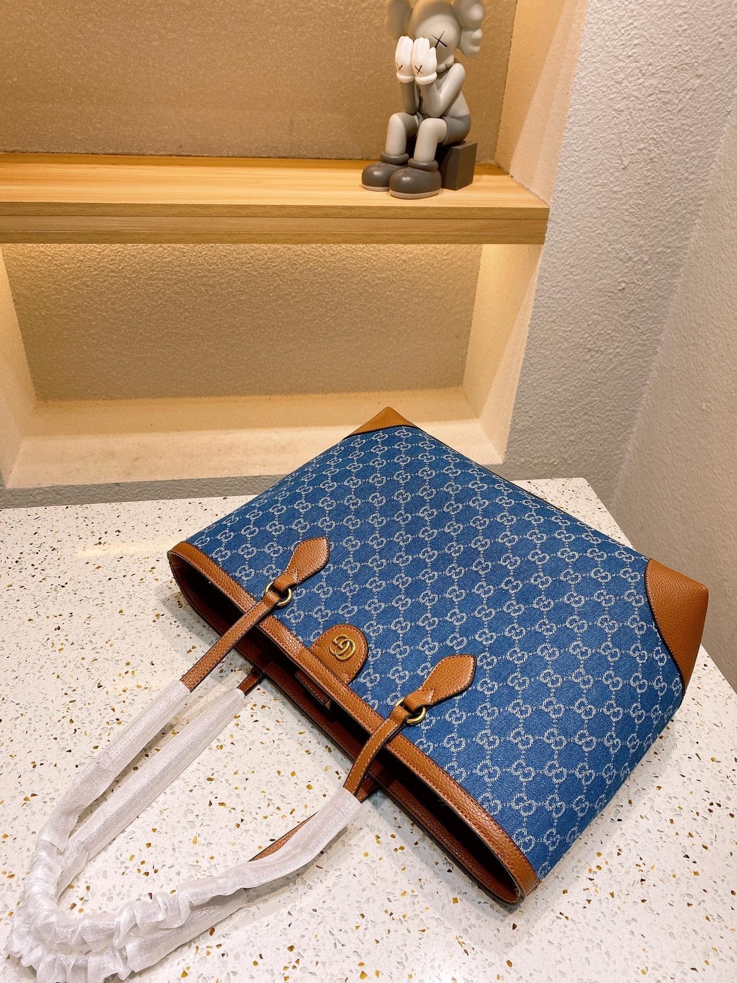 Gucci Ophidia Leather Monogram Tote Style 4