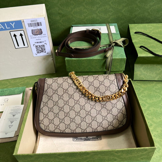 Gucci Blondie Leather Chain Shoulder Bag Style 1