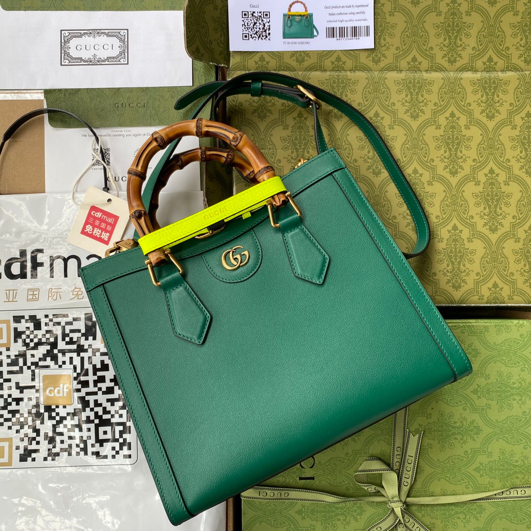 Gucci Monogram Leather Tote