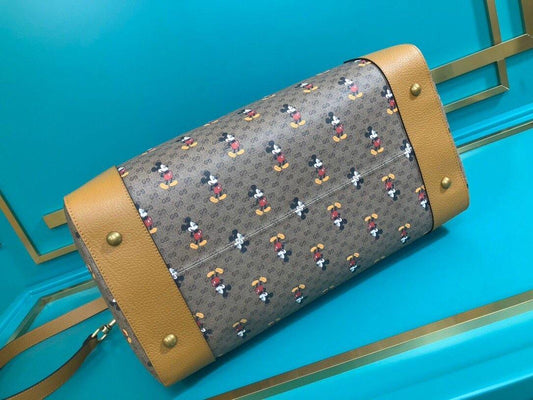 Gucci Monogram Nylon Leather Canvas Crossbody