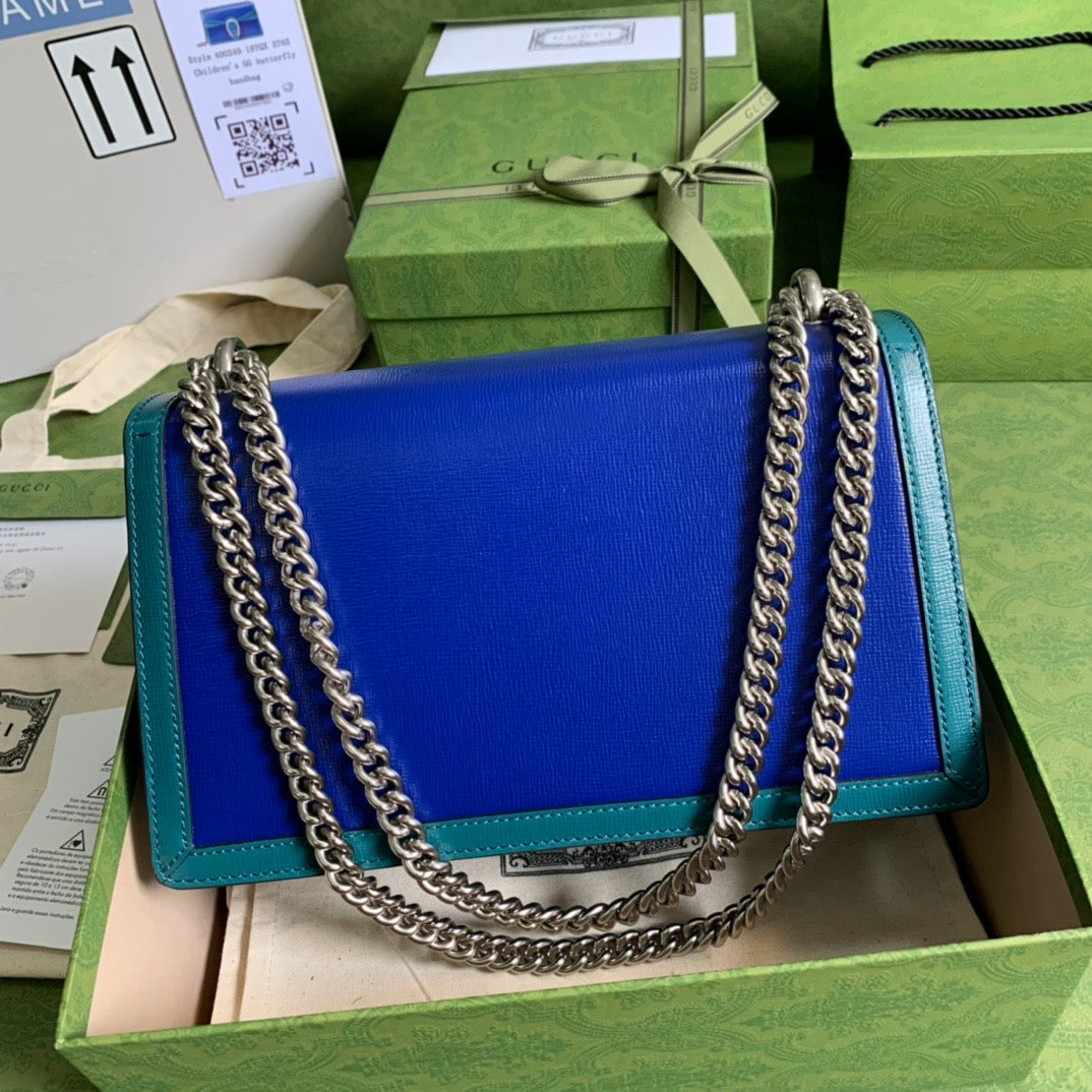 Gucci Monogram Chain Leather Crossbody