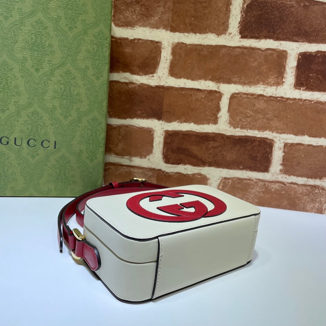 Gucci Interlocking G Leather Shoulder Bag Style 5