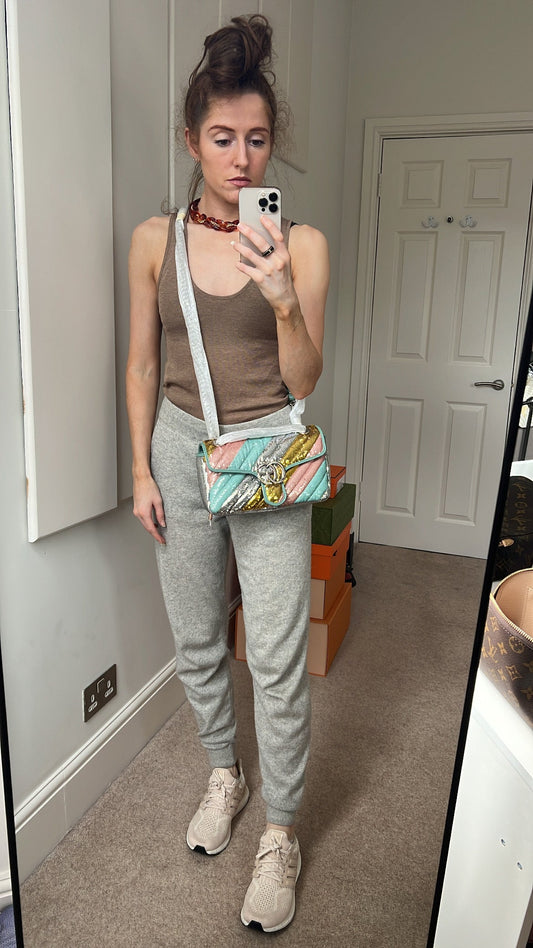 Gucci Lou Chain Leather Shoulder Bag