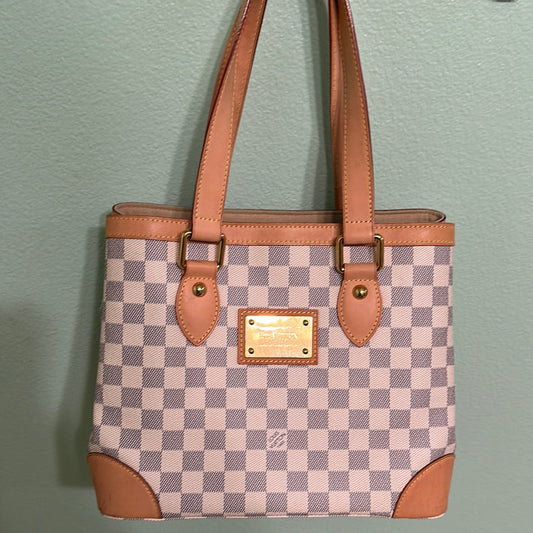 Louis Vuitton Hampstead PM Damier Azur Bag