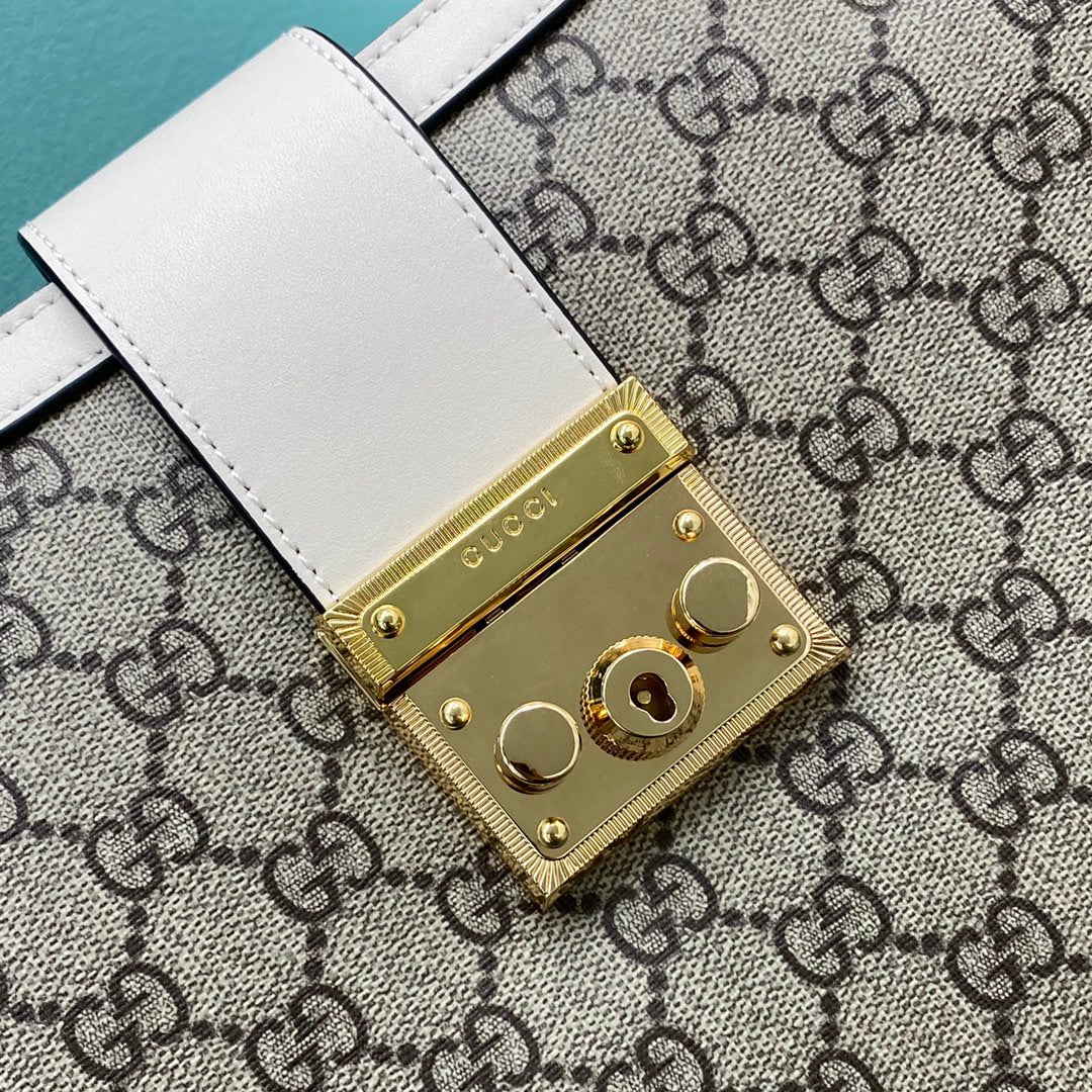 Gucci Monogram Chain Leather Tote