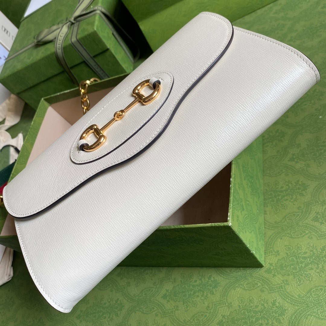 Gucci Monogram Chain Leather Crossbody