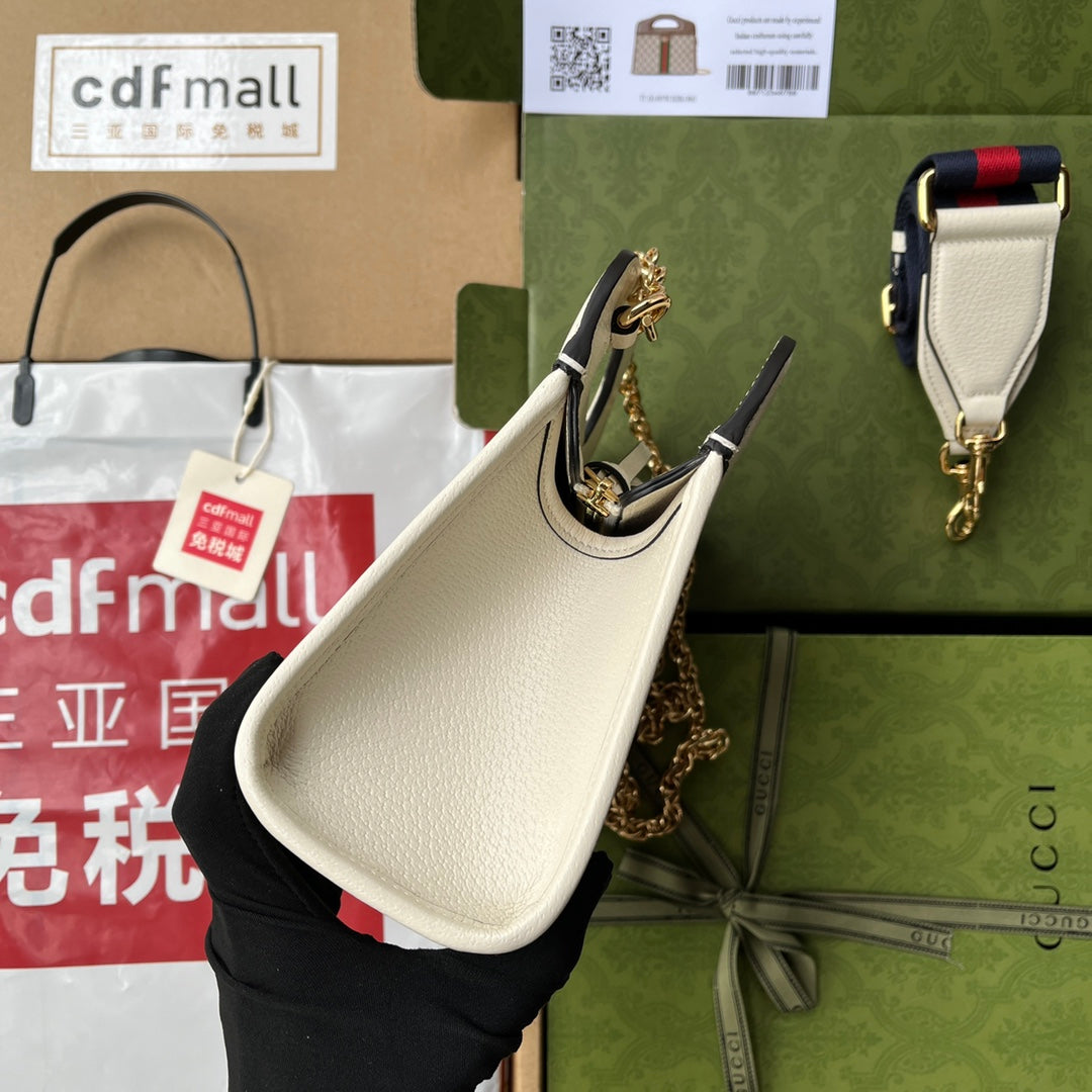Gucci Ophidia Canvas Chain Tote Style 2
