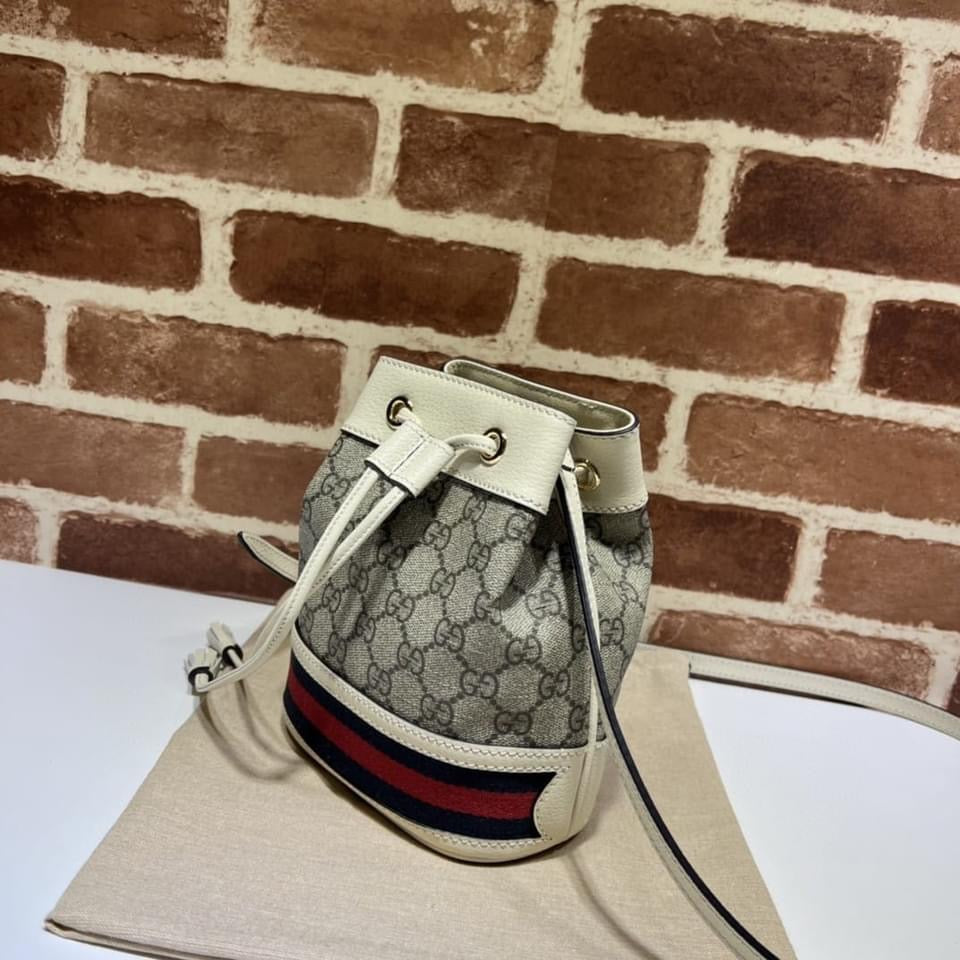 Gucci Ophidia Leather Bucket Bag Style 1