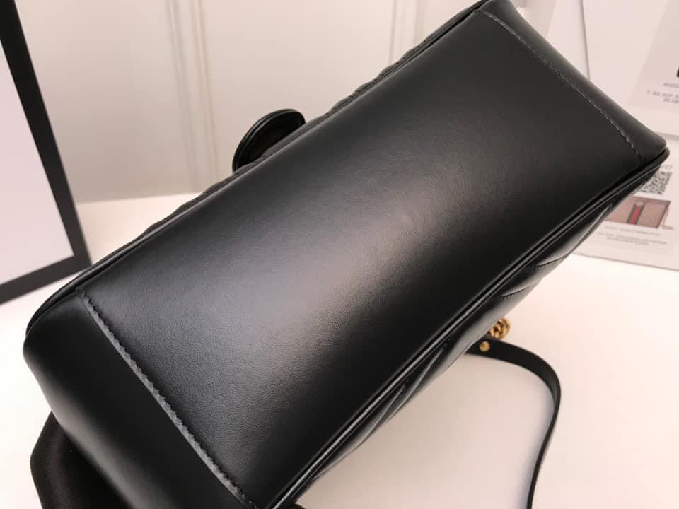 Gucci Leather Chain Shoulder Bag Style 5