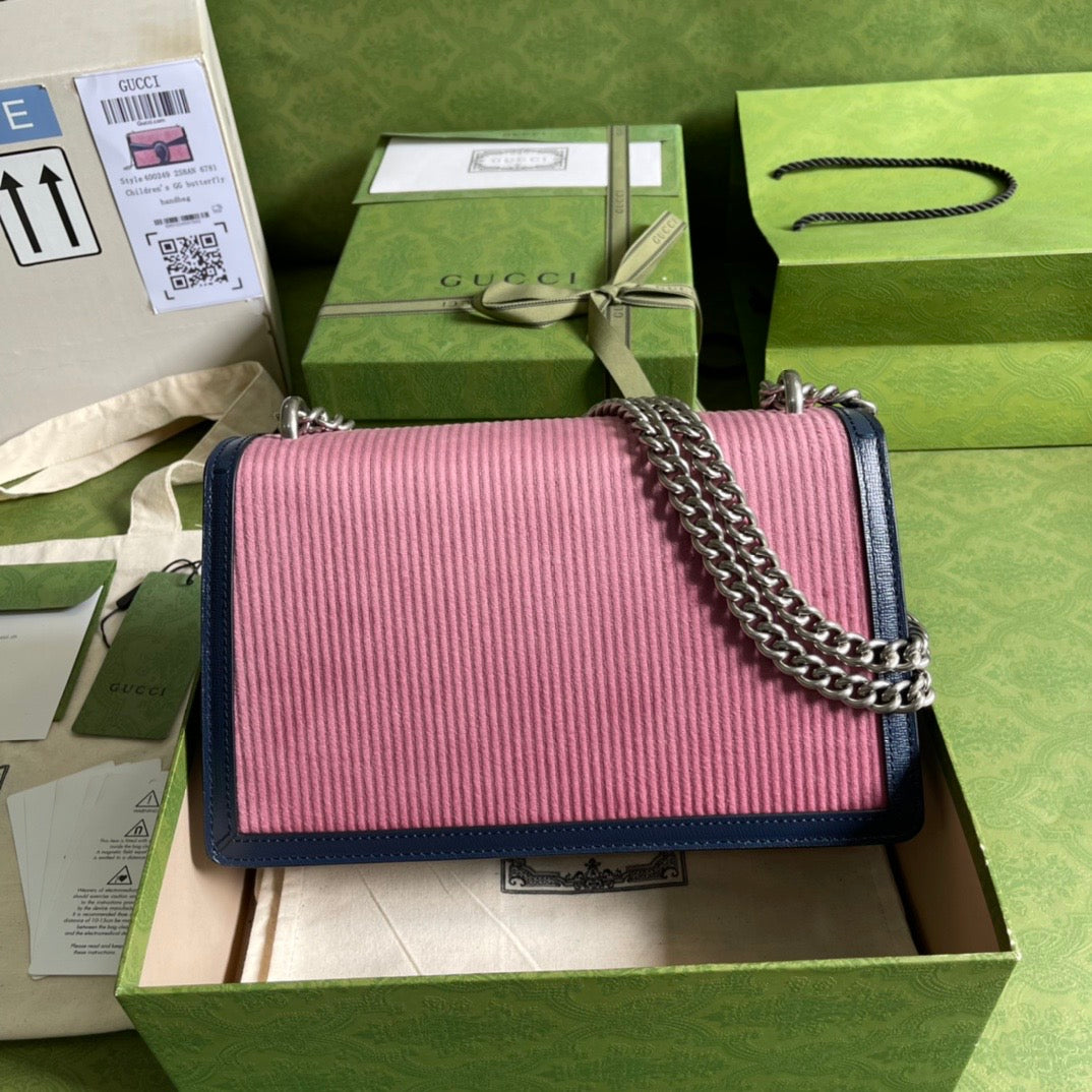 Gucci Monogram Chain Leather Crossbody