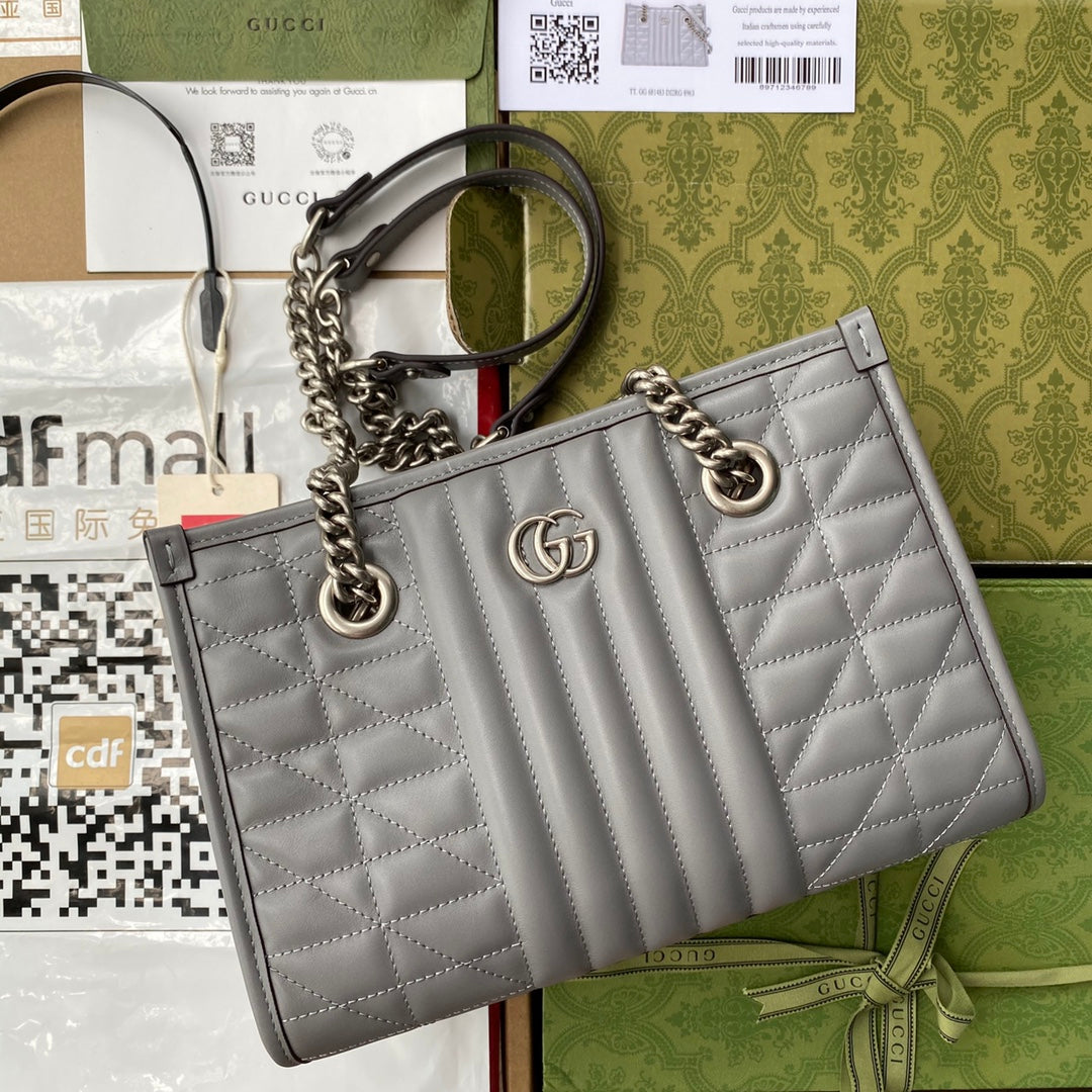 Gucci GG Marmont Leather Tote Style 4