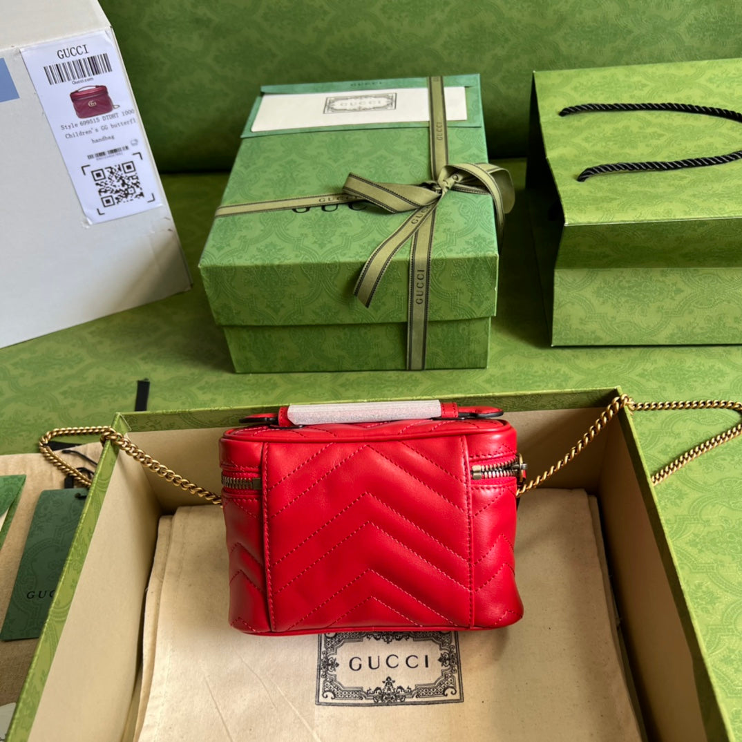 Gucci GG Marmont Leather Monogram Handbag Style 1
