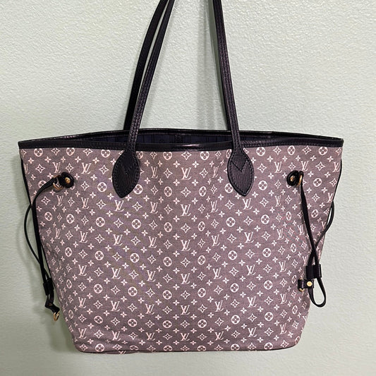 Louis Vuitton Grey Denim Neverfull MM