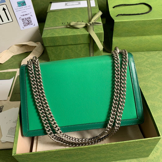 Gucci Monogram Chain Leather Crossbody