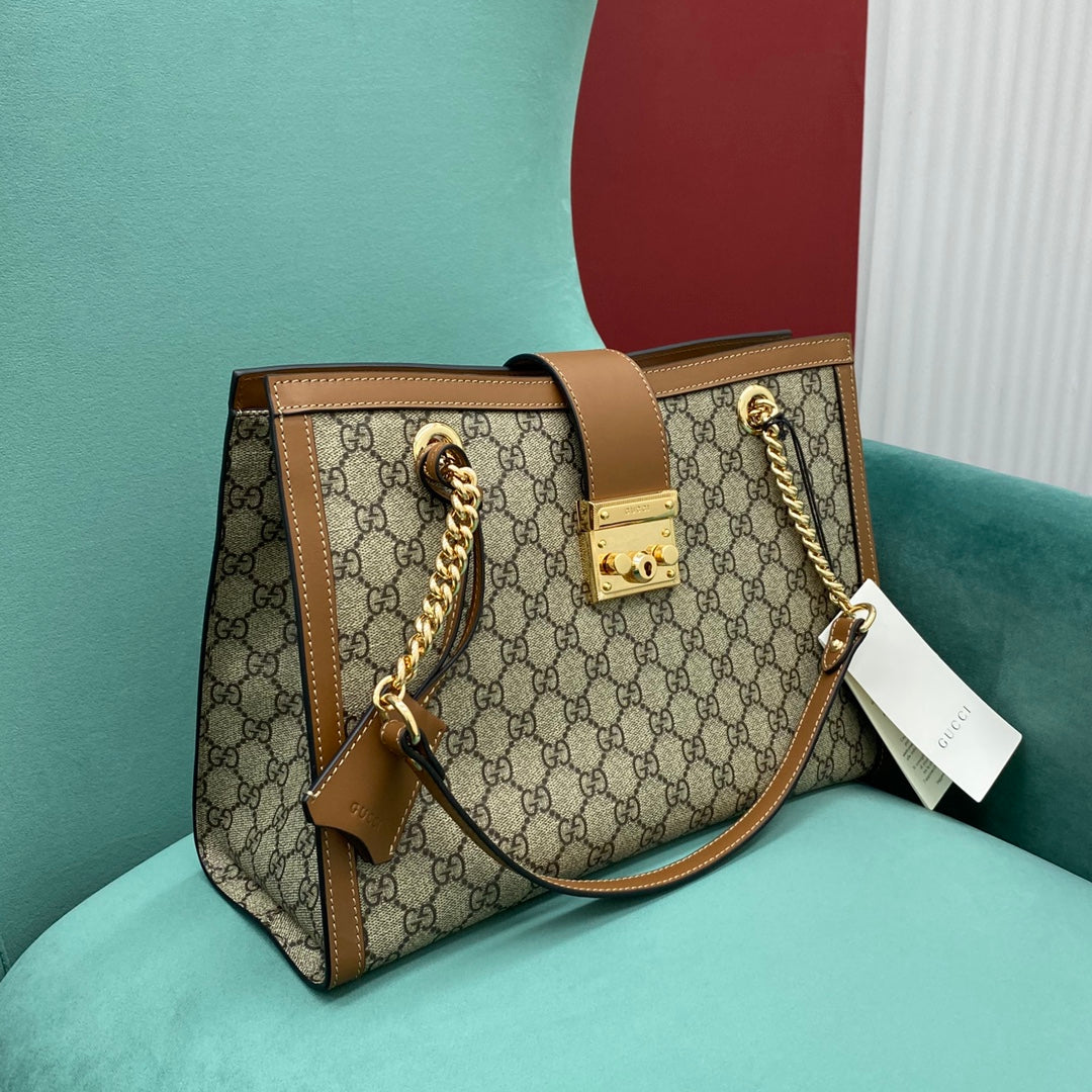 Gucci Padlock Leather Chain Shoulder Bag Style 13