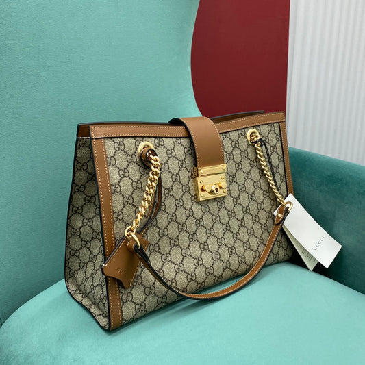 Gucci Padlock Leather Chain Shoulder Bag Style 13
