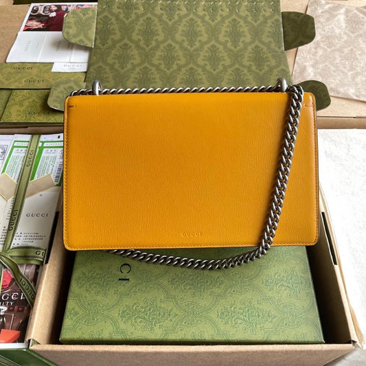 Gucci Monogram Chain Leather Crossbody