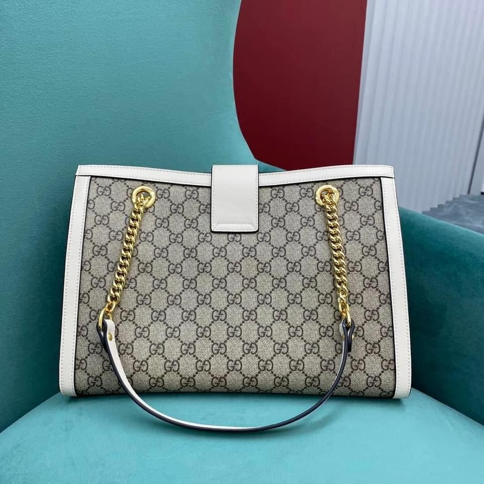 Gucci Padlock Leather Chain Tote Style 1