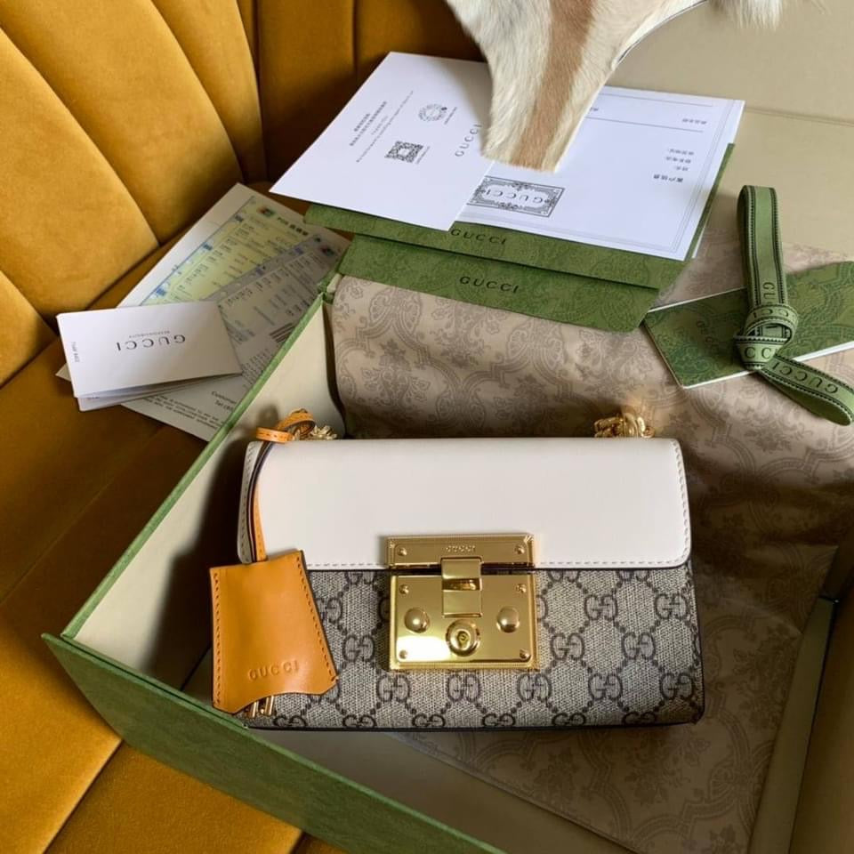 Gucci Padlock Leather Chain Shoulder Bag Style 17