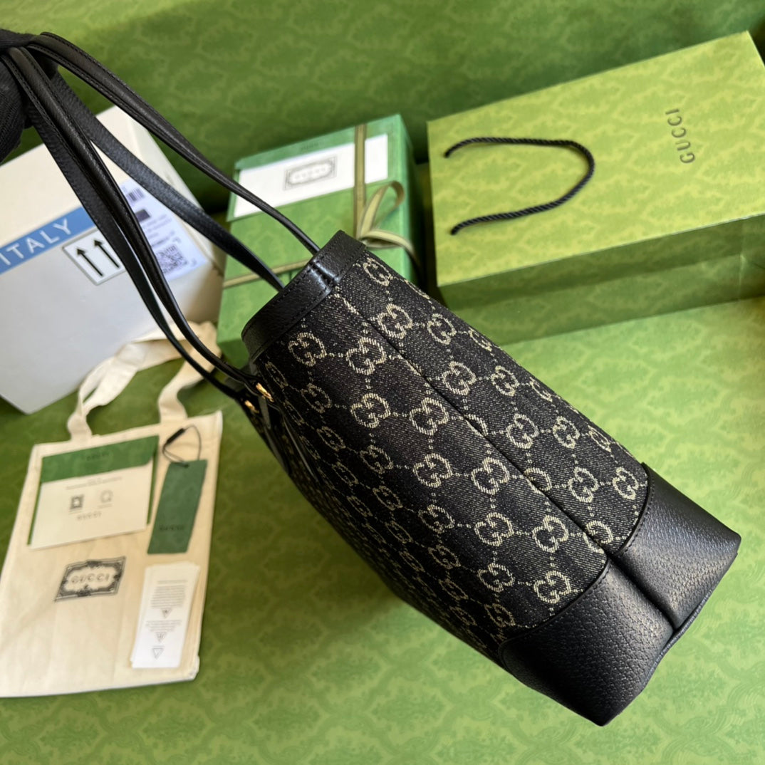 Gucci Ophidia Leather Monogram Tote Style 3