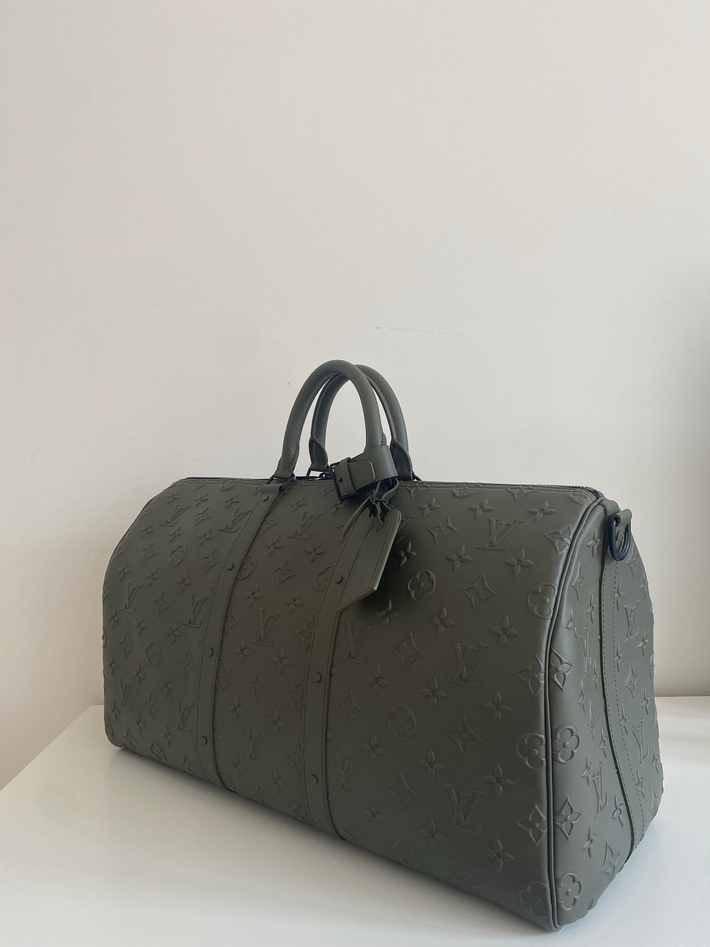 Louis Vuitton Khaki Keepall Bandouliere 50 Crossbody