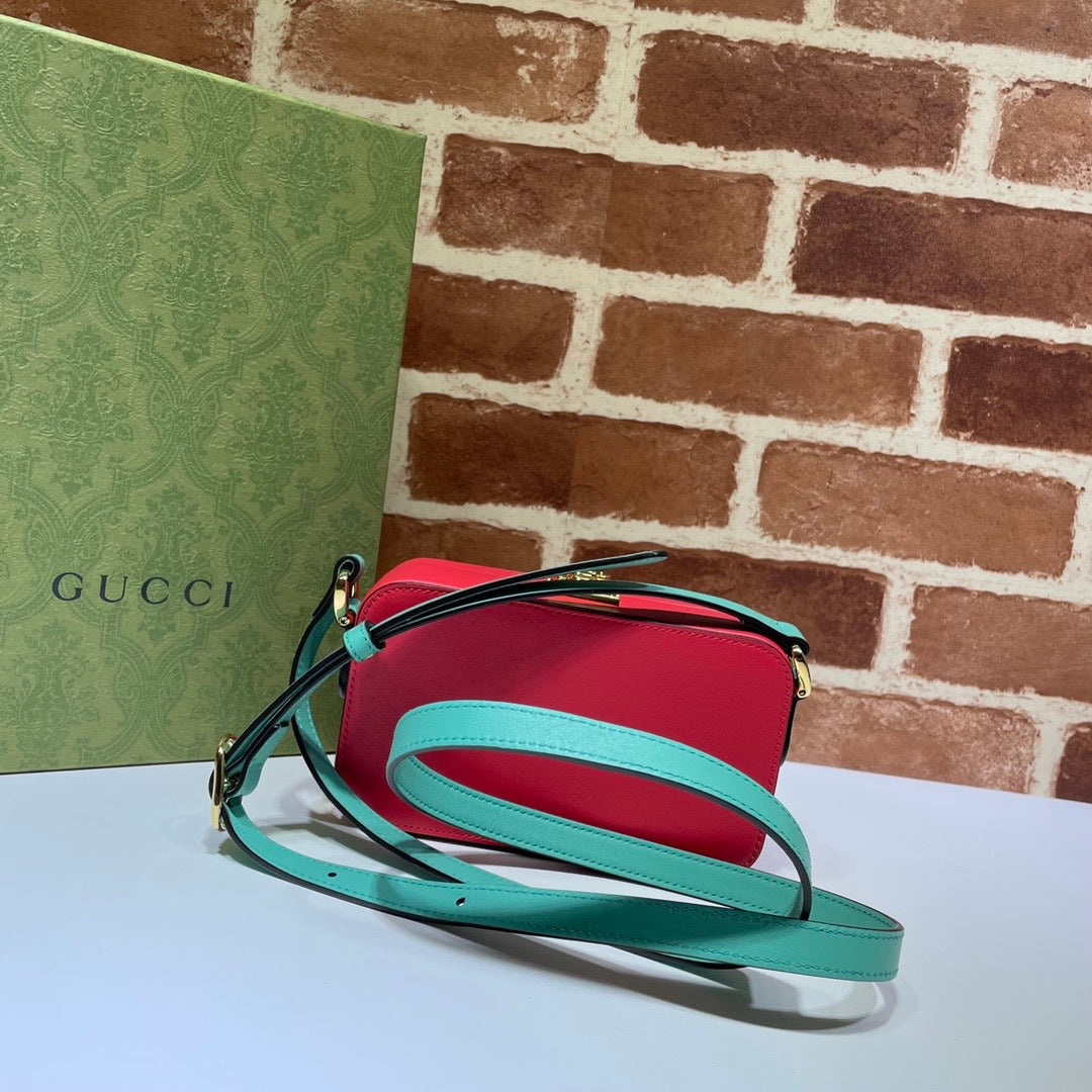 Gucci Interlocking G Leather Shoulder Bag Style 2