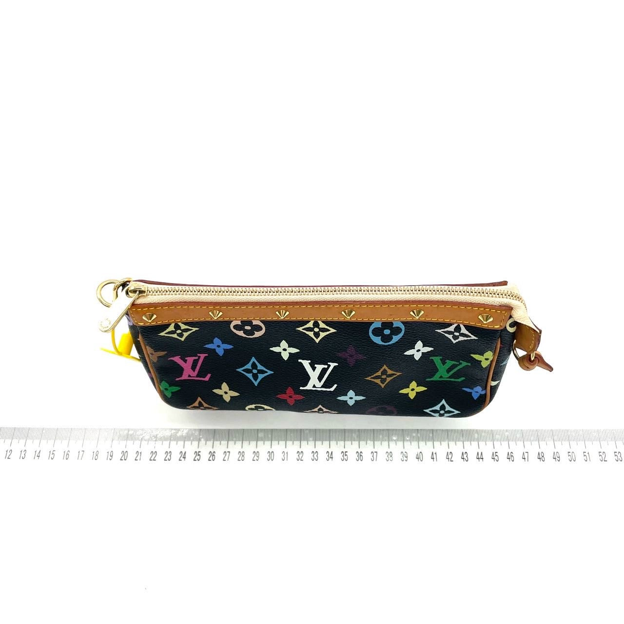 Louis Vuitton pochette accessoires black multicolour canvas