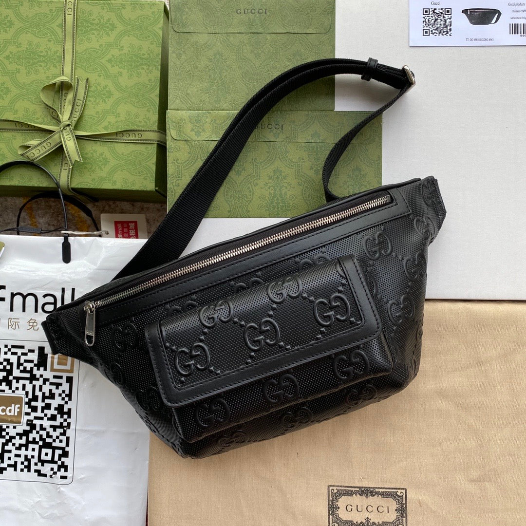 Gucci Leather Monogram Handbag Style 1