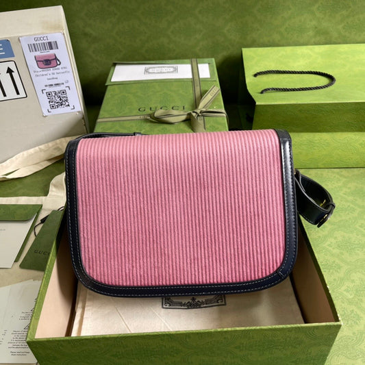 Gucci Horsebit Leather Shoulder Bag Style 6