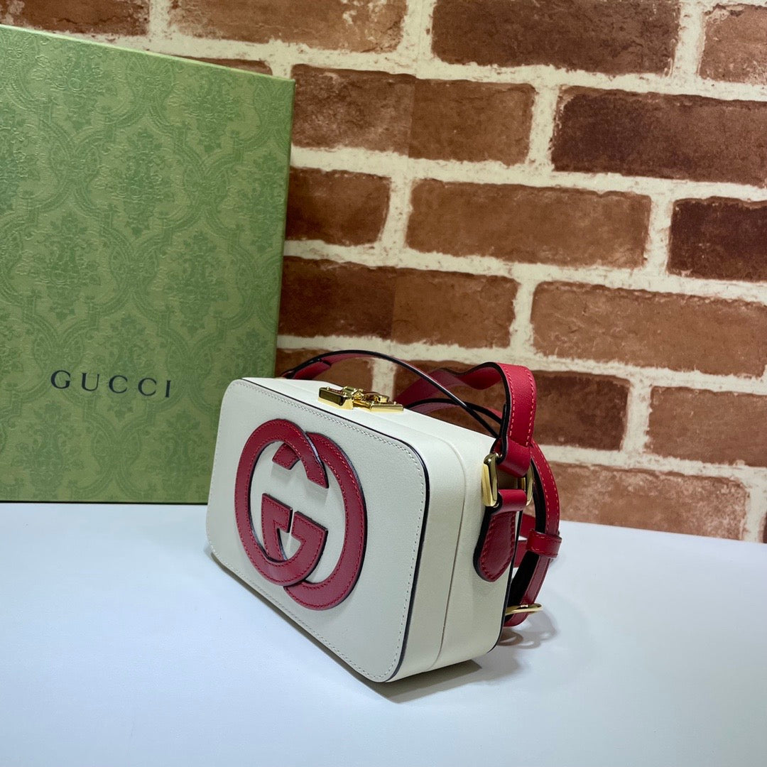 Gucci Interlocking G Leather Shoulder Bag Style 3
