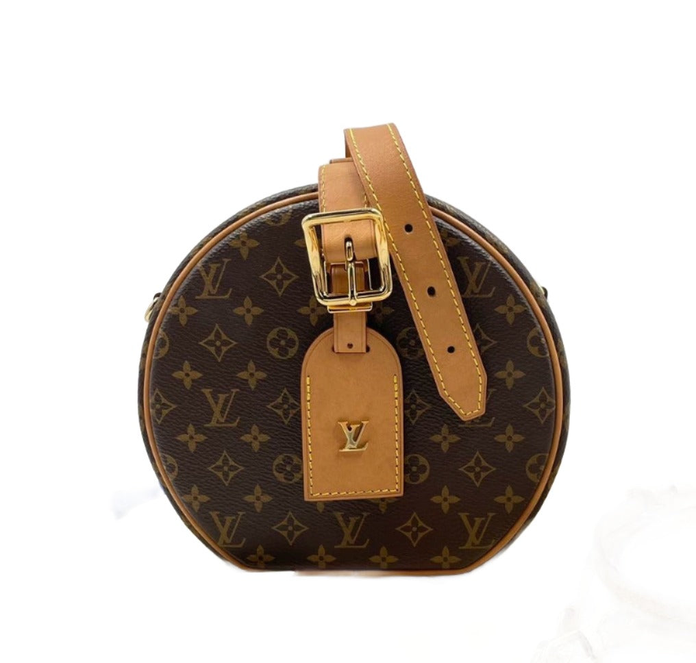 Louis Vuitton Petite Boîte Chapeau Stiff Leather Crossbody Bag