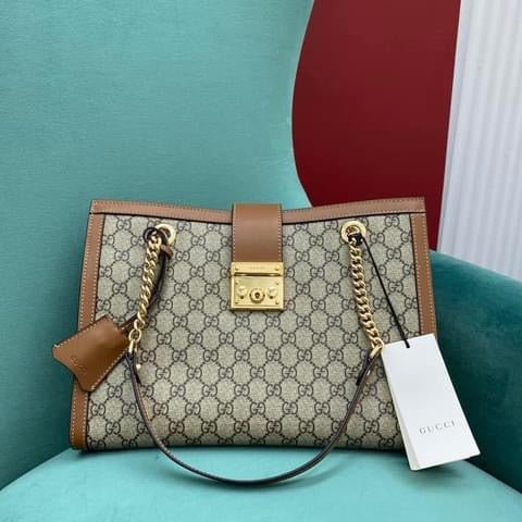 Gucci Padlock Leather Chain Shoulder Bag Style 1
