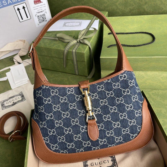 Gucci Jackie Leather Shoulder Bag Style 18