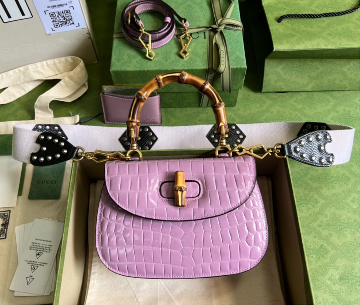 Gucci Purple Shoulder Bag