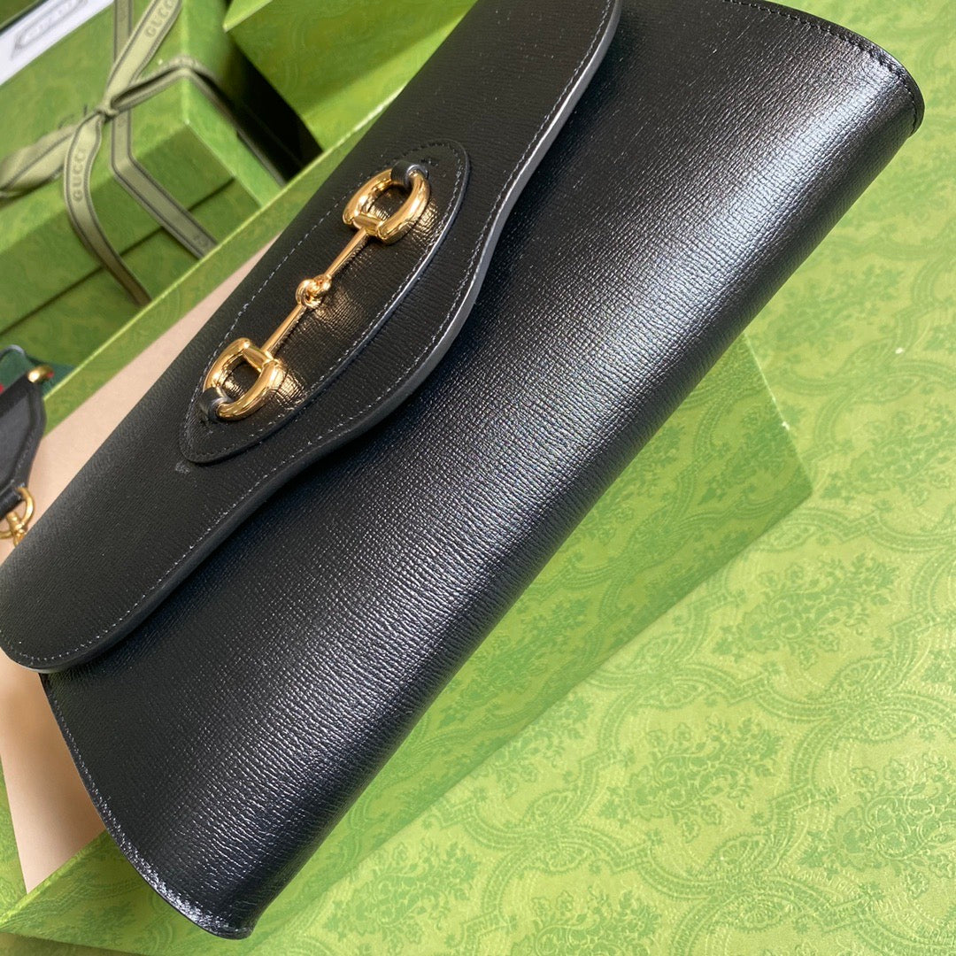 Gucci Monogram Chain Leather Crossbody