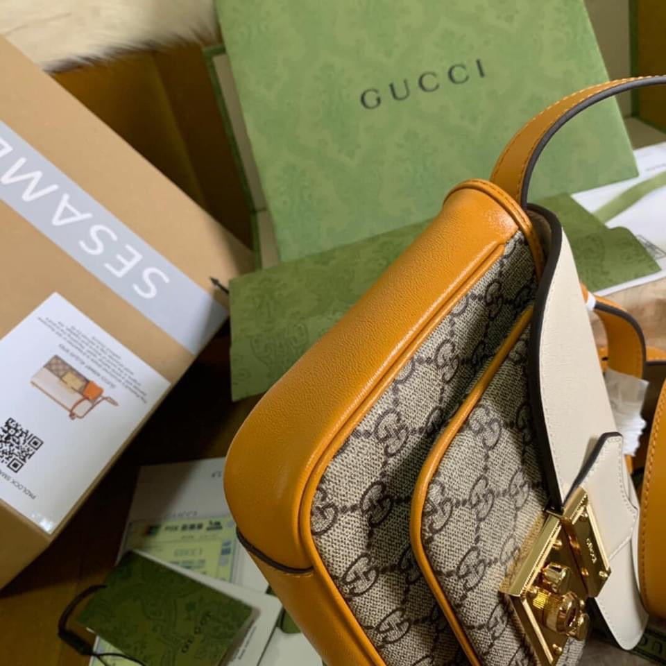 Gucci Padlock Leather Shoulder Bag Style 3