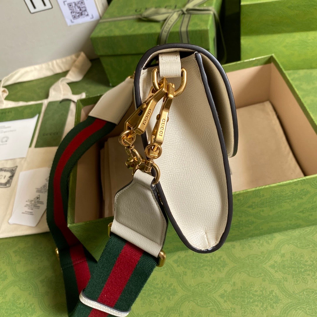 Gucci Monogram Chain Leather Crossbody