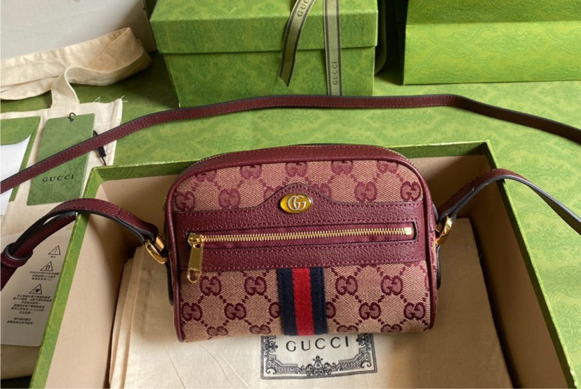 Gucci Burgundy Crossbody