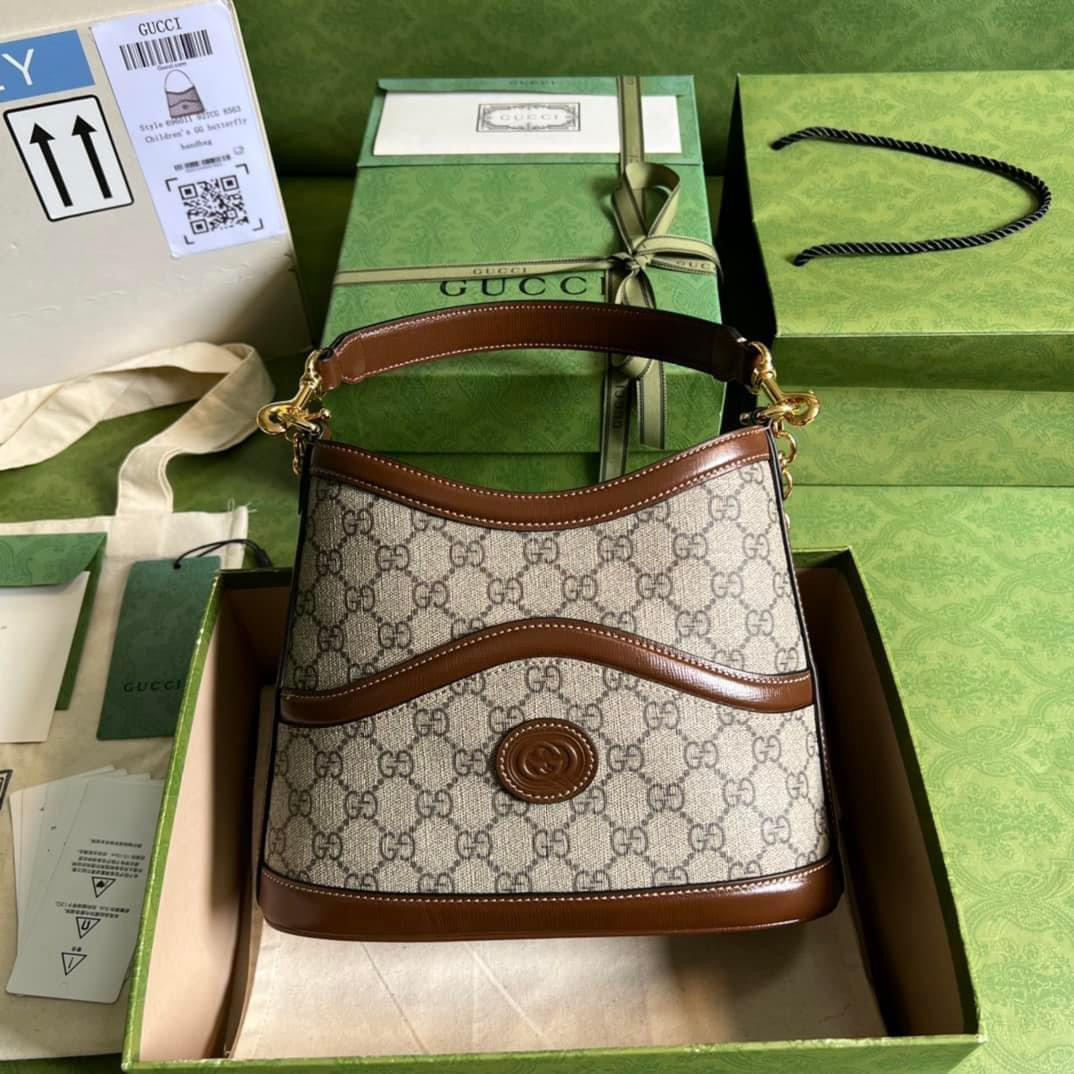 Gucci Interlocking G Leather Chain Shoulder Bag Style 4