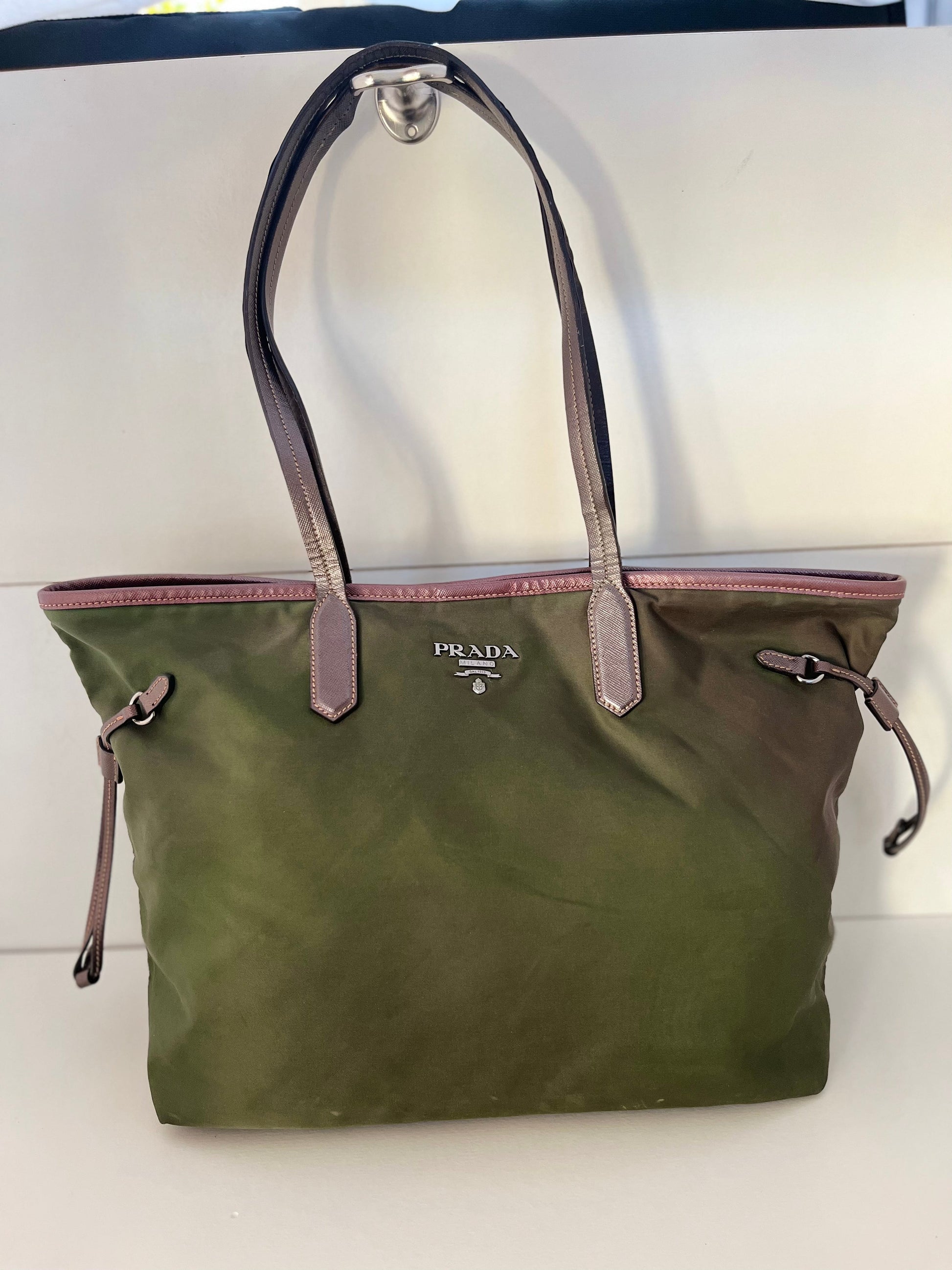 Prada Grøn ToteBag Luxury Handbag