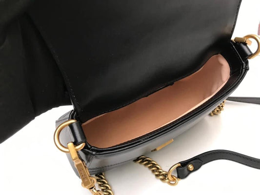 Gucci Leather Chain Shoulder Bag Style 6