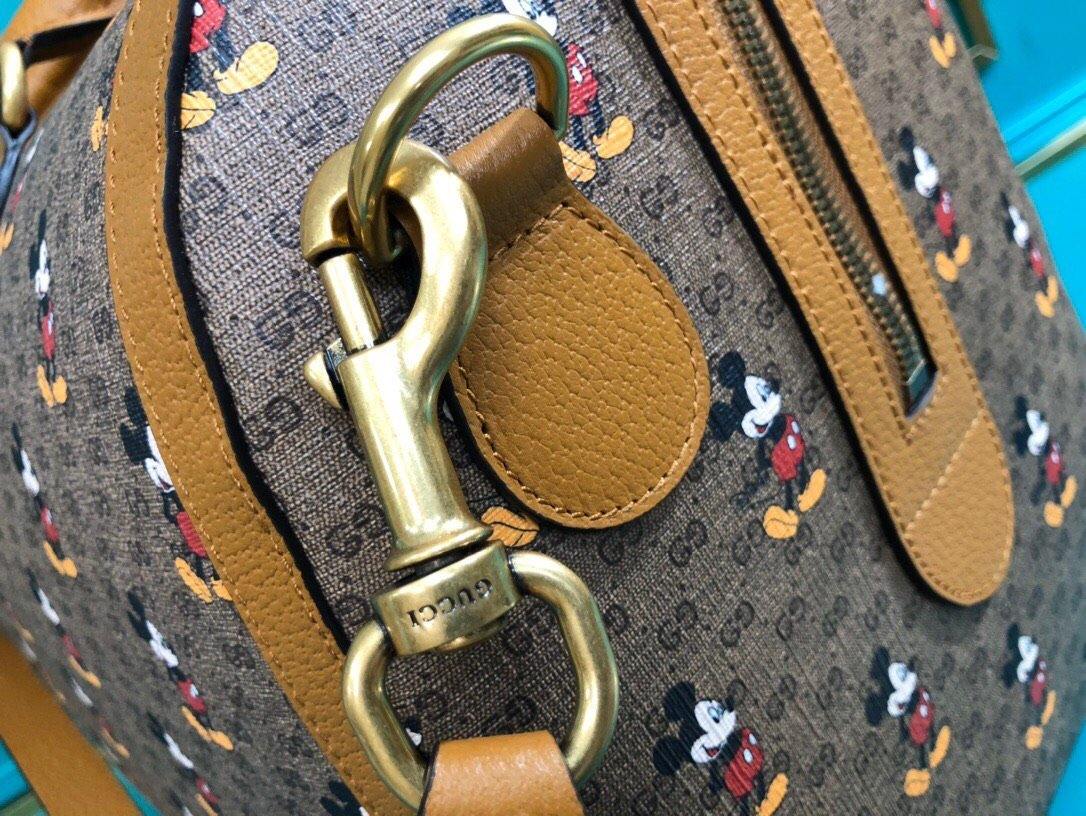 Gucci Monogram Nylon Leather Canvas Crossbody
