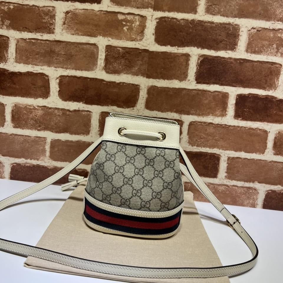 Gucci Ophidia Leather Bucket Bag Style 1