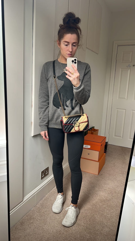 Gucci Lou Chain Leather Shoulder Bag