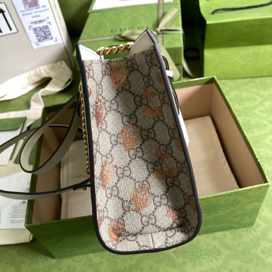 Gucci Padlock Leather Chain Tote Style 3