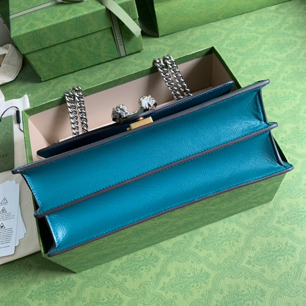Gucci Monogram Chain Leather Crossbody
